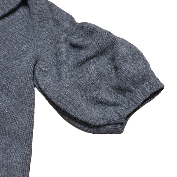 Dorothy Lee Women’s Sweater Wool Cashmere Grey Cardigan Pockets Size M - Picture 5 of 12